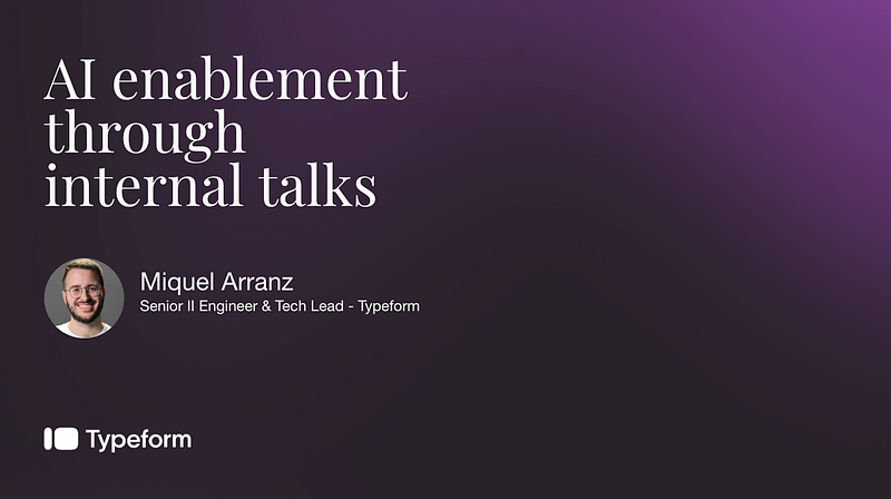 AI enablement through internal talks